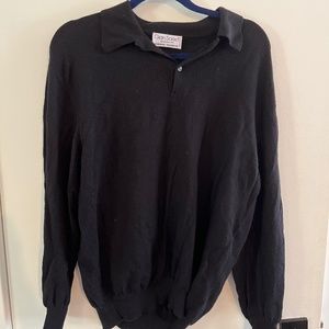 Gran Sasso black cashmere sweater